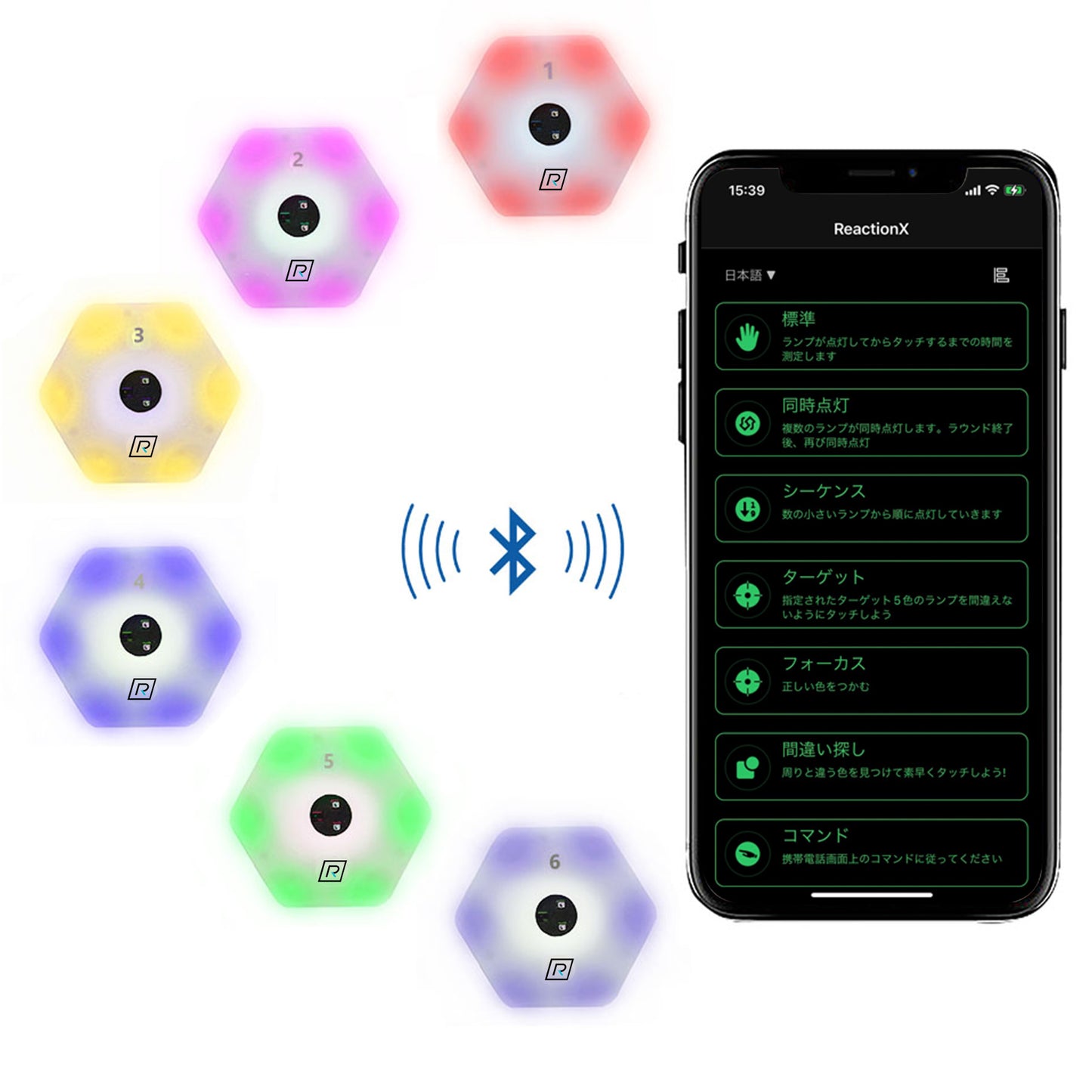 敏捷性や反射性を鍛えるトレーニング・ギア REAXION 6個セット